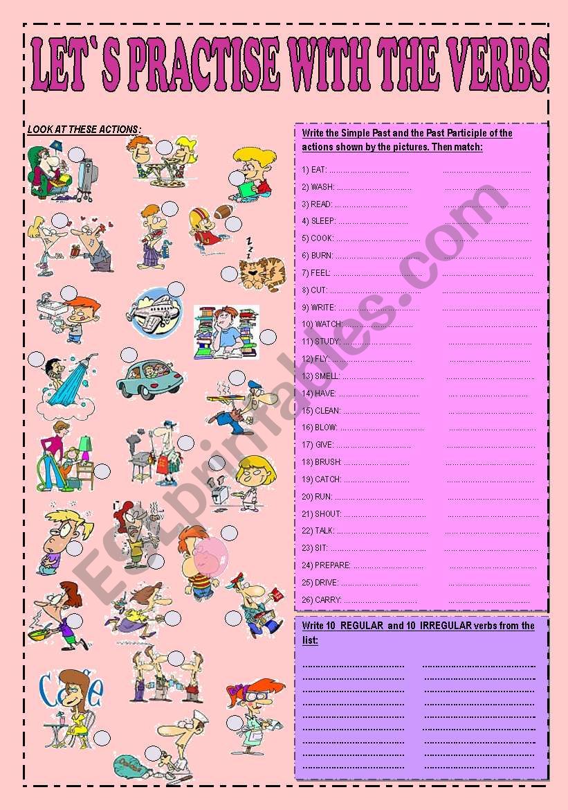 let-s-practise-with-the-verbs-esl-worksheet-by-lindaflor